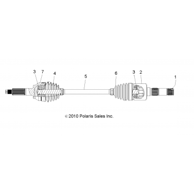 Drive Train, Rear Drive Shaft