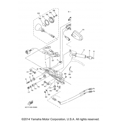 Steering Handle Cable