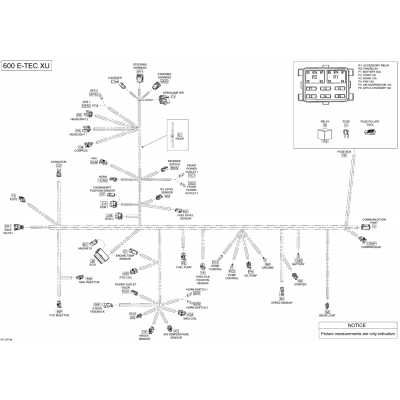 10- Electrical Harness - 600 E-TEC