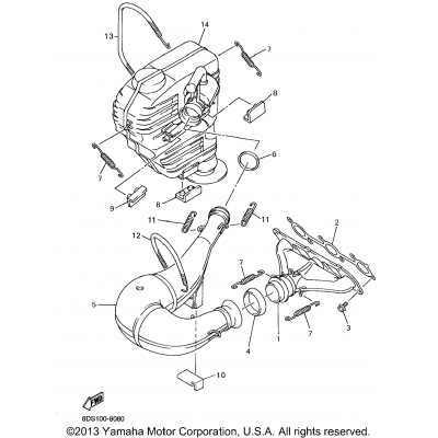 Exhaust For Mm700