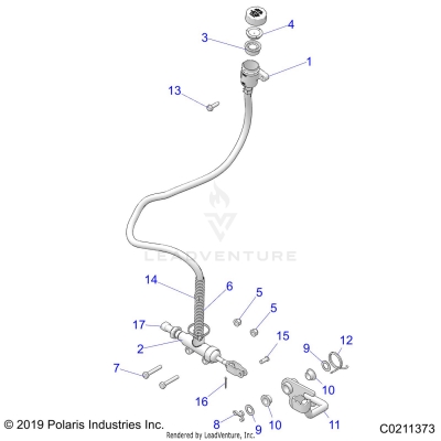BRAKES, BRAKE PEDAL and MASTER CYLINDER - A20SJE57AX/BX (C0211373)