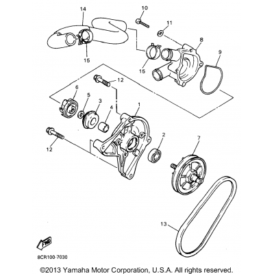 Water Pump For Vx600