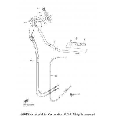 Steering Handle Cable