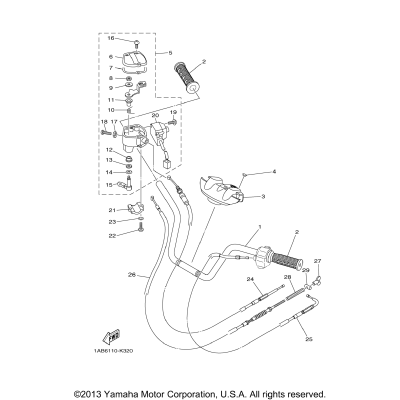 Steering Handle Cable