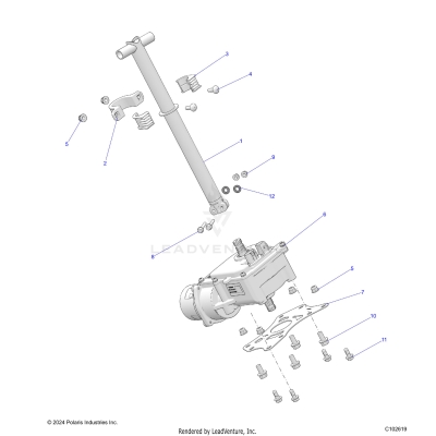 STEERING, STEERING POST ASM. - A25SGE95CT/ET (C102619)