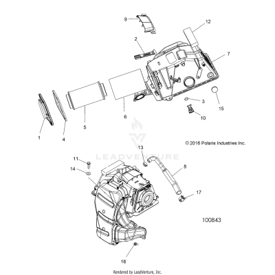 ENGINE, AIR INTAKE - A19SVS95CR/ER [100843]