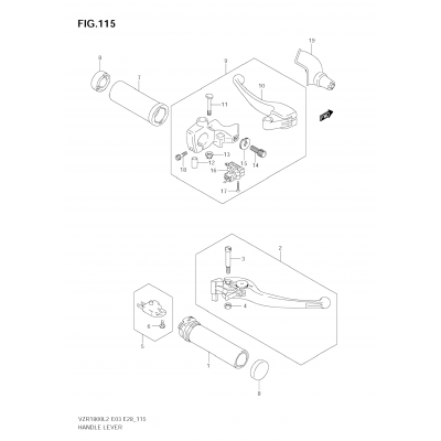 HANDLE LEVER (VZR1800 L2 E33)