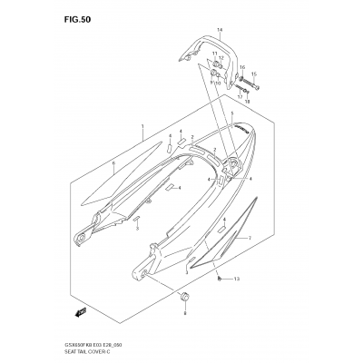 SEAT TAIL COVER (CWH