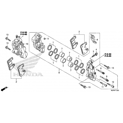 FRONT BRAKE CALIPER