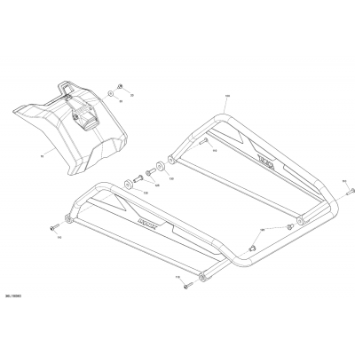 09- Luggage Rack -  600R ETEC