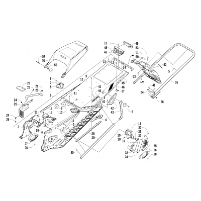 TUNNEL AND SNOWFLAP ASSEMBLY