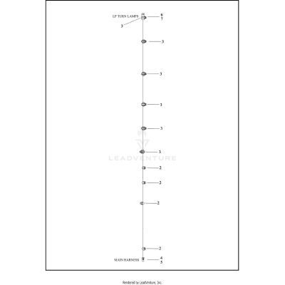 WIRING HARNESS JUMPER - REAR