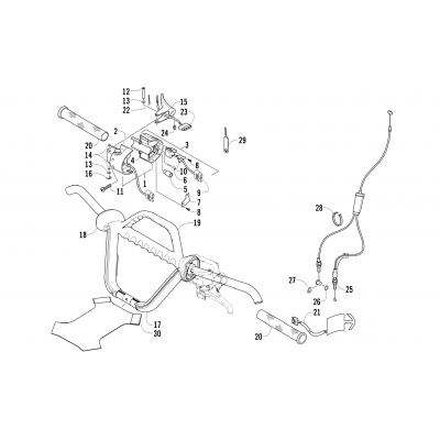 HANDLEBAR AND CONTROLS