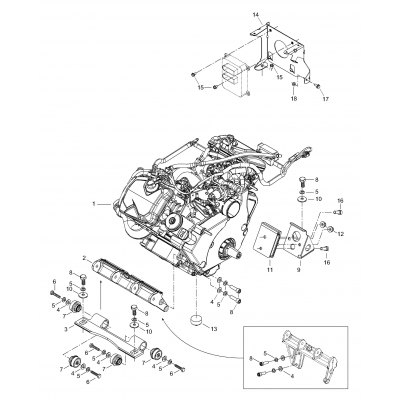 01- Engine Mount Plate