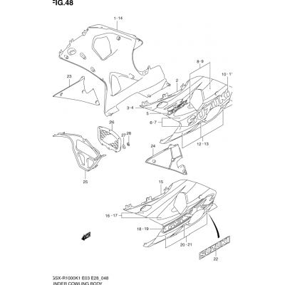 UNDER COWLING (MODEL K1)