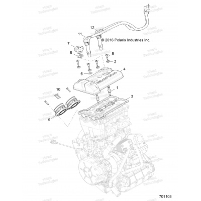 Engine, Throttle Body And Valve Cover All Options