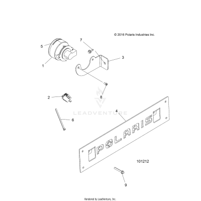 ELECTRICAL, FOG LAMP and FRONT REGISTRATION PLATE - A19SXS95FR (101212)