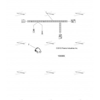 Electrical, Worklight Harness A16sxd95a9