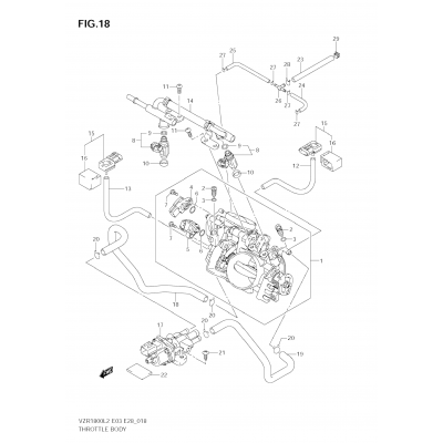 THROTTLE BODY (VZR1800Z L2 E33)