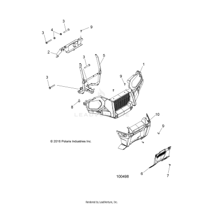 BODY, FRONT BUMPER and MOUNTING - A17S6S57C1/CM (100498)