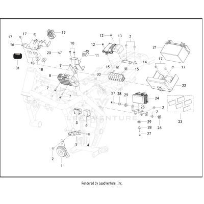 BATTERY, HORN AND ELECTRICAL