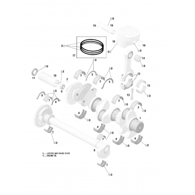 Crankshaft, Pistons And Balance Shaft