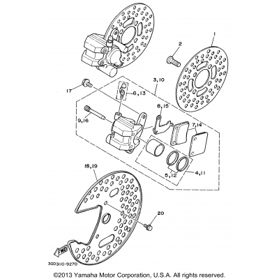 Front Brake Caliper