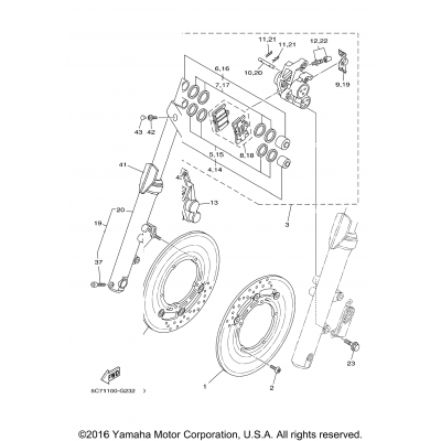 Front Brake Caliper