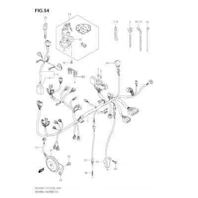 WIRING HARNESS (DL650 L1 E28)