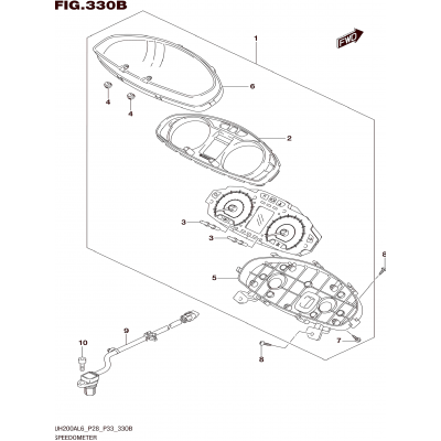 SPEEDOMETER (UH200AL6 P33)