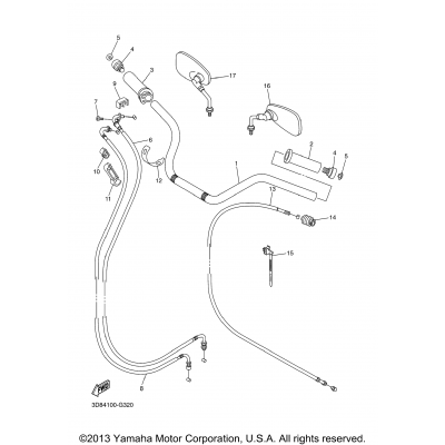 Steering Handle Cable