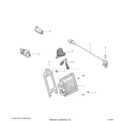 ELECTRICAL, SWITCHES, SENSORS and ECM - A24SDA57A5/E57A4 (C102471)