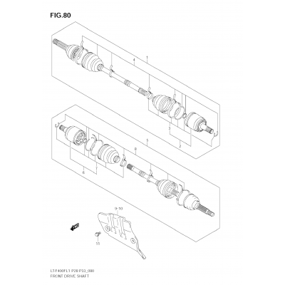 FRONT DRIVE SHAFT