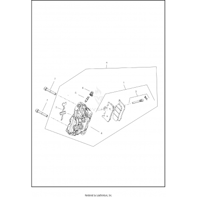 BRAKE CALIPER, FRONT