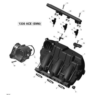 02- Air Intake Manifold And Throttle Body