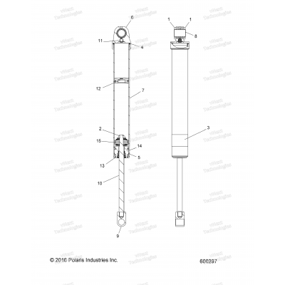 Suspension, Shock, Rear Track All Options (600297)