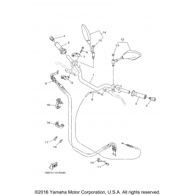 Steering Handle Cable