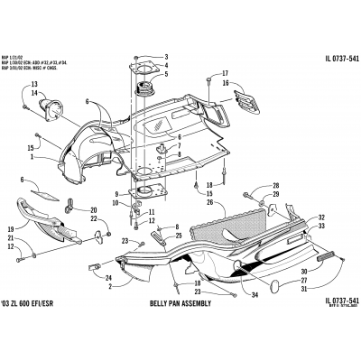 BELLY PAN AND FRONT BUMPER ASSEMBLY