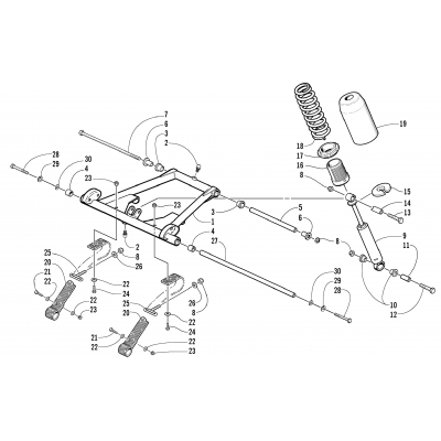 REAR SUSPENSION FRONT ARM ASSEMBLY