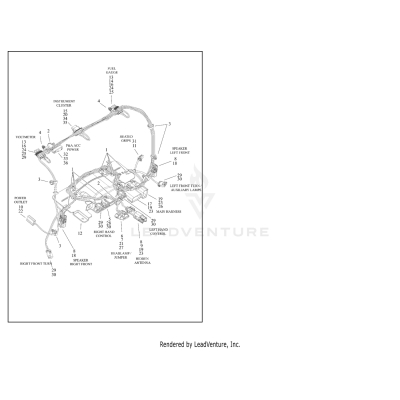 WIRING HARNESS, FRONT FAIRING