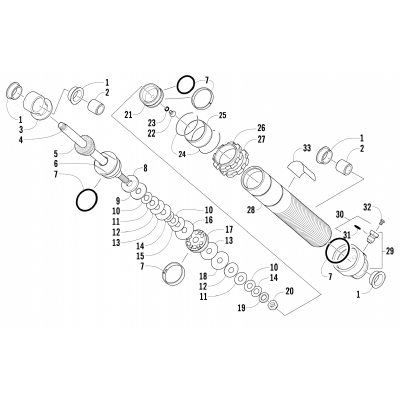 FRONT SUSPENSION SHOCK ABSORBER