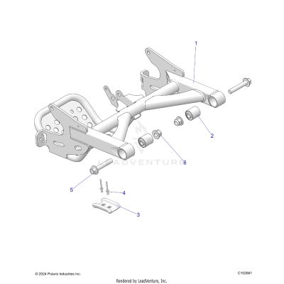 SUSPENSION, REAR SWINGARM - A25HBAO7B5/B7 (C102661)