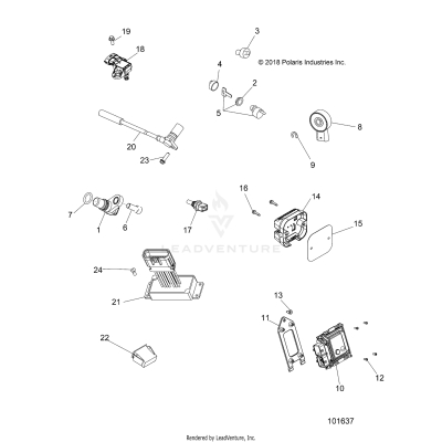 ELECTRICAL, SWITCHES, SENSORS and ECM - A19SES57F1/F2/SET57F1 [101637]