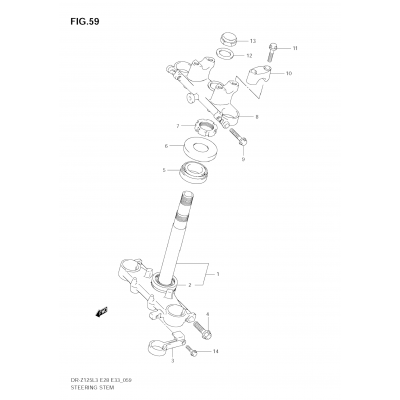 STEERING STEM (DR-Z125L3 E33)