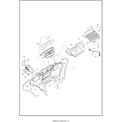 FAIRING, INNER - FLHTP
