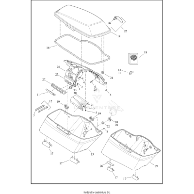 SADDLEBAGS - EXCEPT FLHRC