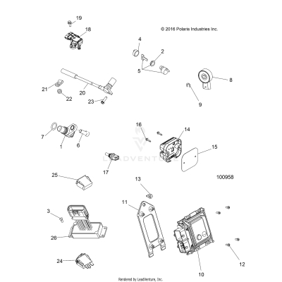 ELECTRICAL, SWITCHES, SENSORS and ECM - A17SEA57F1/SEE57F1/F2/FL [100958]