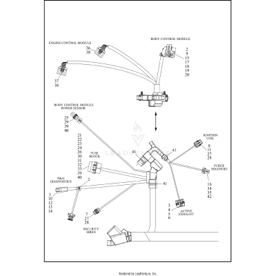 WIRING HARNESS, MAIN, ABS (4 OF 5)