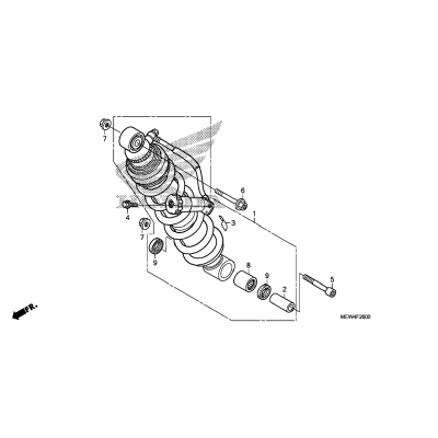 REAR SHOCK ABSORBER