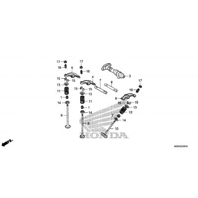 CAMSHAFT / VALVE (RR.)